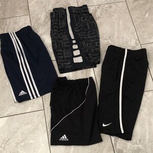ADIDAS/ NIKE Boys Activewear Shorts | Bundle of Four | M